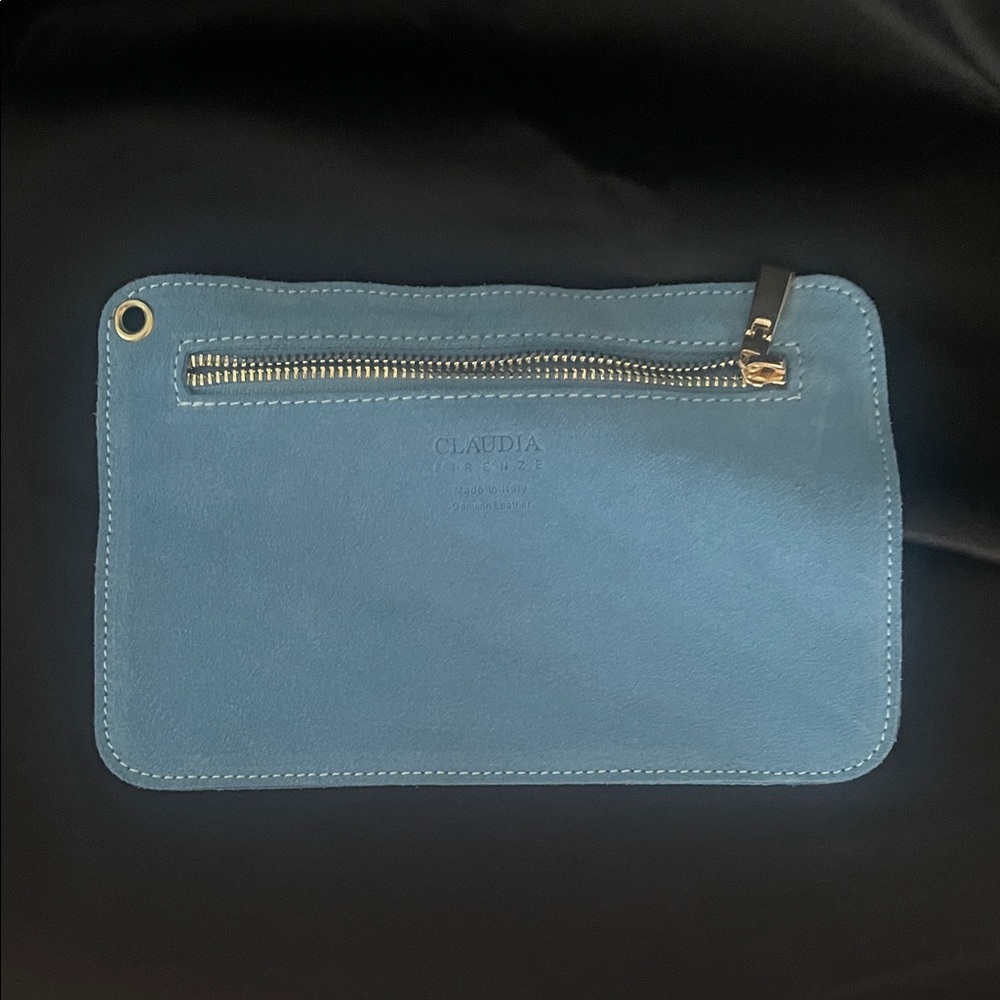 Claudia Blue Cosmetic Bag
